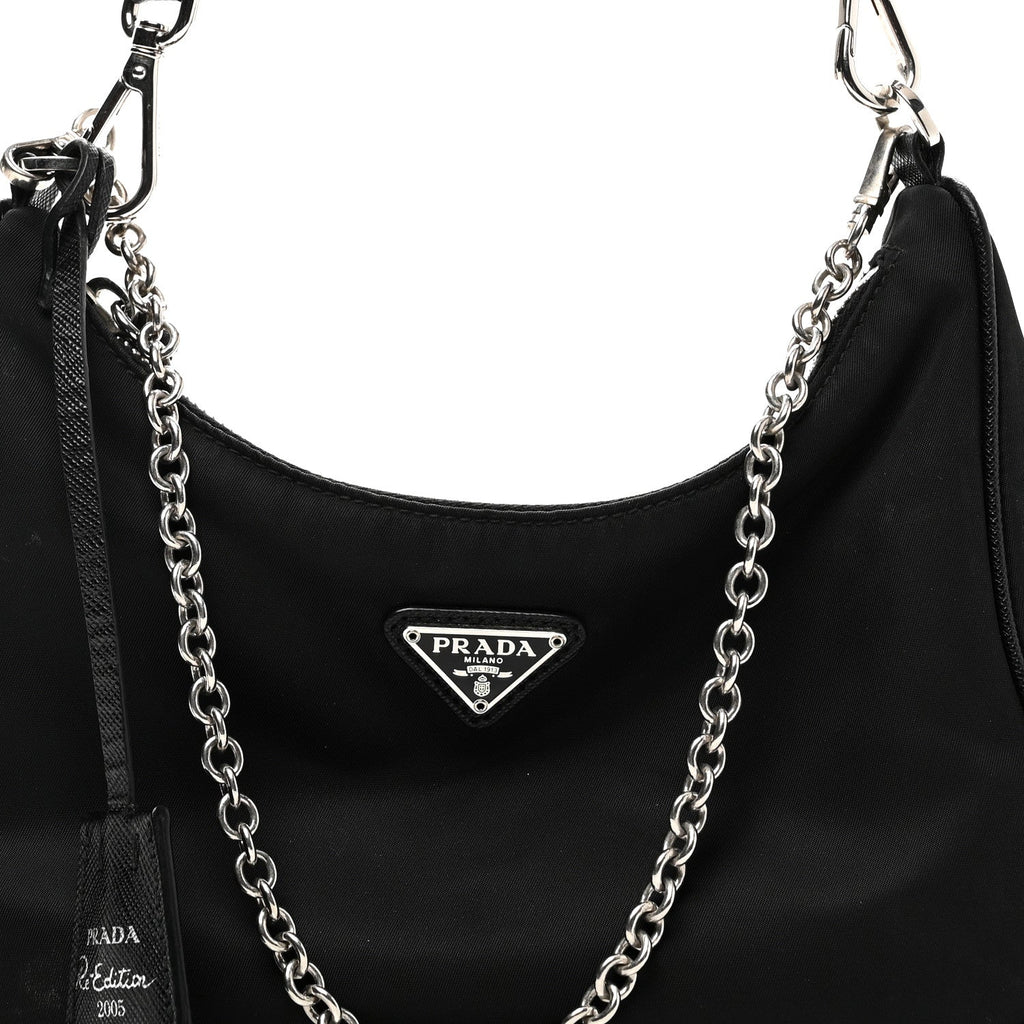Nylon Re-Edition 2005 Shoulder Bag Black