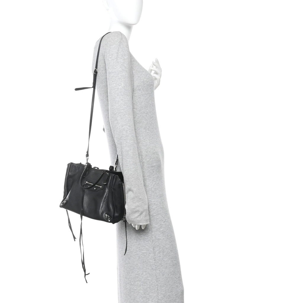 Veau Papier A6 Zip Around Tote Black