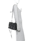 Veau Papier A6 Zip Around Tote Black