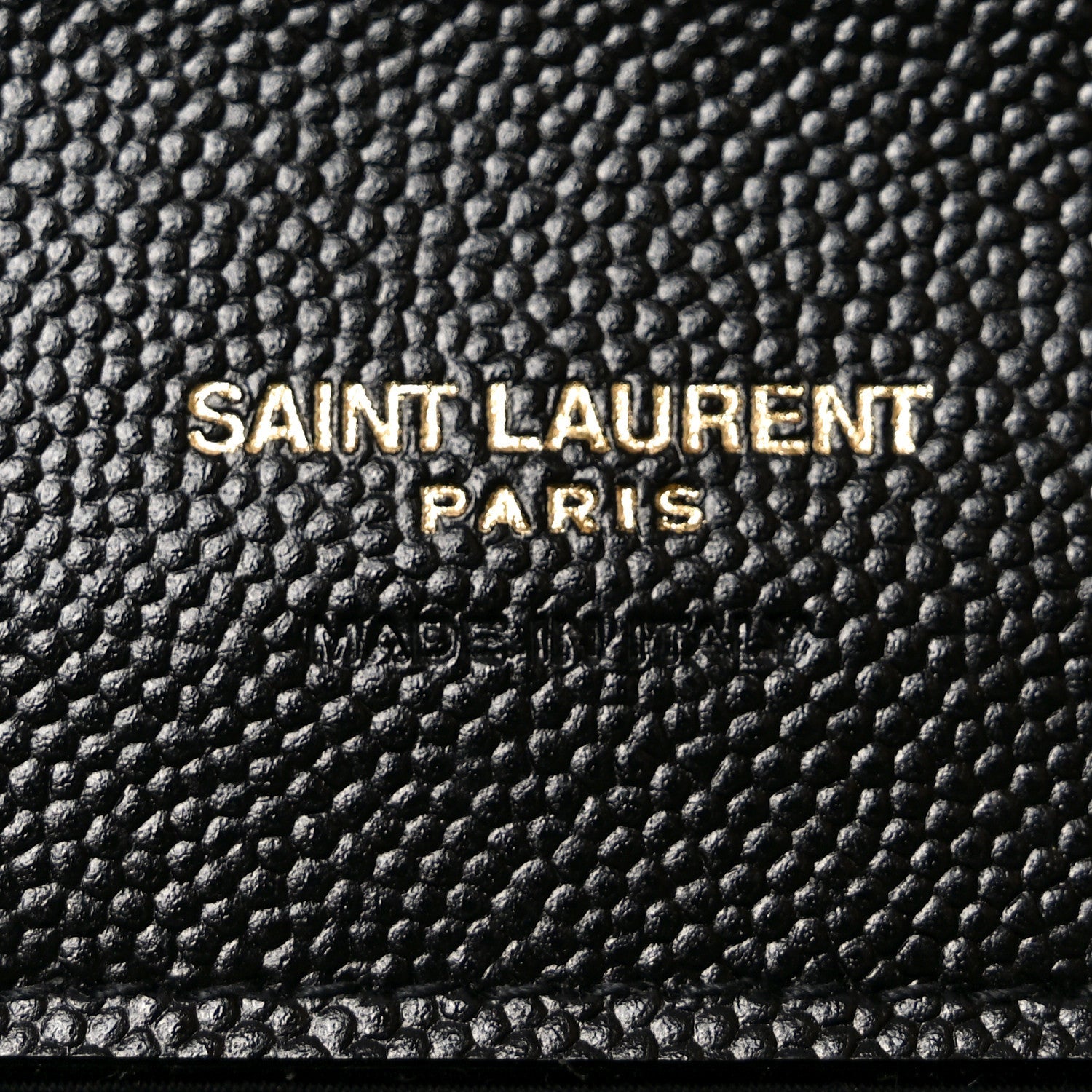 Grain De Poudre Textured Mixed Matelasse Triquilt Monogram Clutch Black