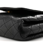 Lambskin Quilted Monogram Mini Nolita Black