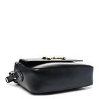 Textured Calfskin Small Horsebit 1955 Shoulder Bag Black