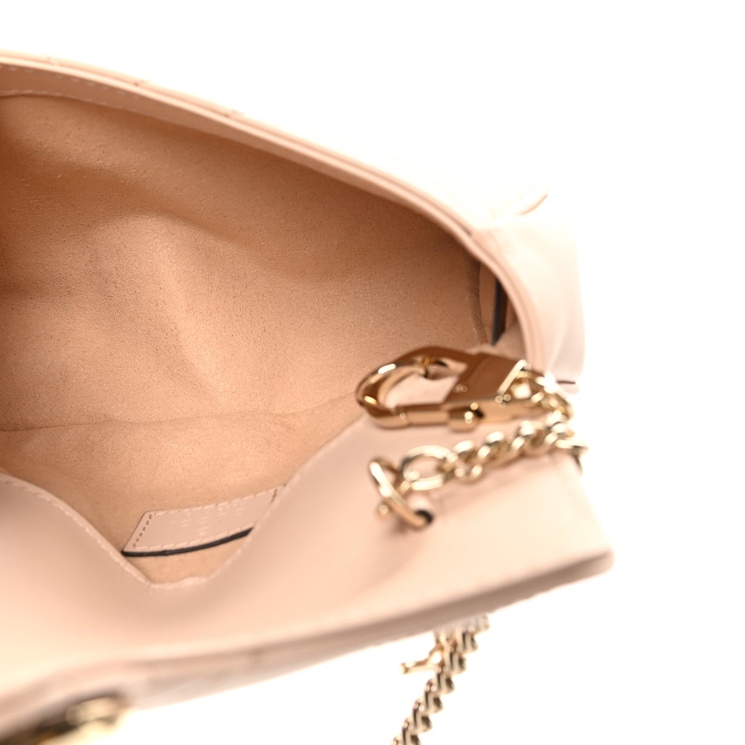 Calfskin Matelasse Super Mini GG Marmont Shoulder Bag Beige