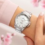 Venezianico Redentore 36 Diamond Women’s Automatic White Mother-of-Pearl Watch