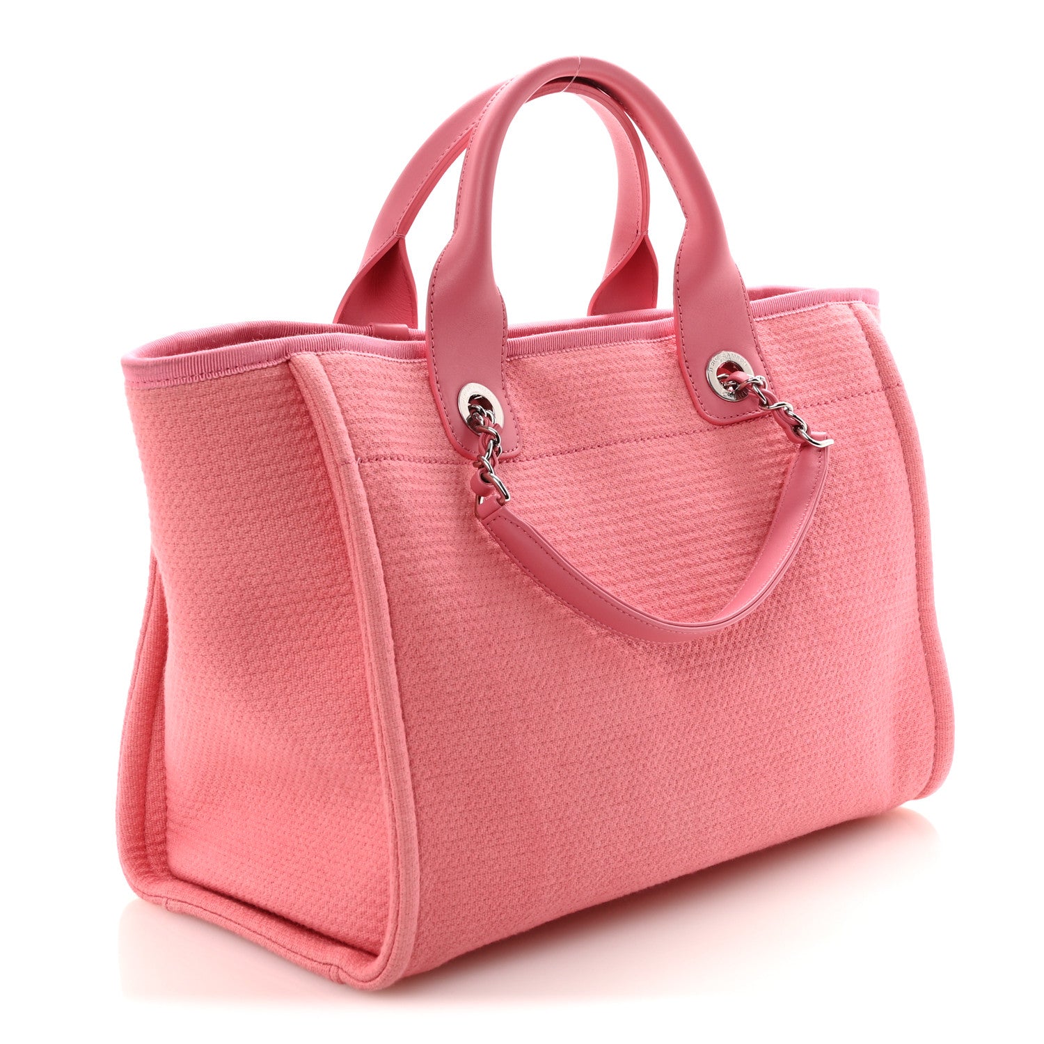 Mixed Fibers Small Deauville Tote Pink