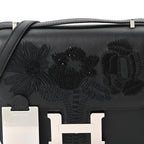 Swift Dancing Flowers Embroidered Constance 18 Black