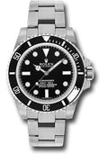 Rolex Steel No-Date Submariner  - Black Dial - 114060