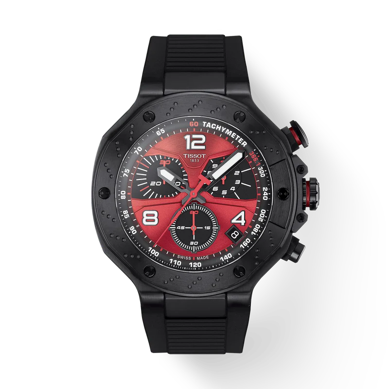 T-Race MotoGP 2026 | 45mm, Rubber, Red Dial