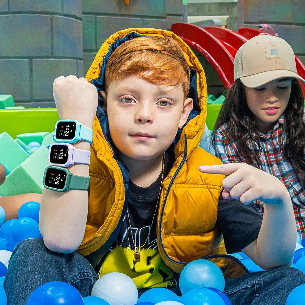 Cubitt Jr. Kids Smartwatch Fitness Tracker for Boys and Girls with Silicone band.