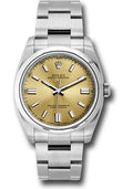 Rolex Steel Oyster Perpetual 36  - White Grape Index Dial - 116000 wgio