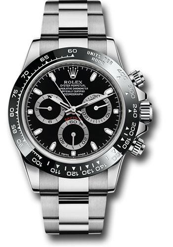 Rolex Steel  Daytona 40  - Black Index Dial - 116500LN bk