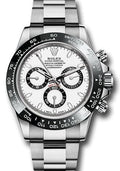 Rolex Steel  Daytona 40  - White Panda Index Dial - 116500LN