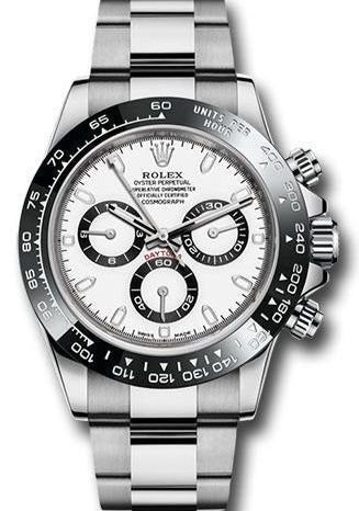 Rolex Steel  Daytona 40  - White Panda Index Dial - 116500LN
