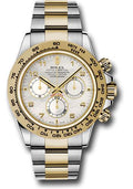 Rolex Yellow Rolesor  Daytona 40  - White Mother-Of-Pearl Arabic Dial - 116503 ma
