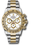 Rolex Yellow Rolesor  Daytona 40  - White Index Dial - 116503 wi