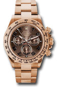 Rolex Everose Gold Cosmograph Daytona 40 Watch - Chocolate Arabic Dial - 116505 choca