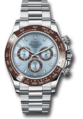 Rolex 950 Platinum  Daytona 40  - Ice Blue Index Dial - 116506 ib