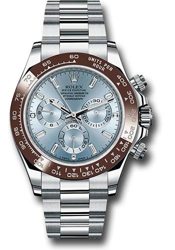 Rolex 950 Platinum  Daytona 40  - Ice Blue Diamond Dial - 116506 id