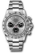 Rolex White Gold  Daytona 40  - Steel And Black Index Dial - 116509 stbk