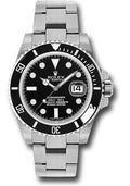 Rolex Steel Submariner Date  - Black Dial - 116610LN