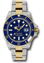Rolex Steel and Gold Rolesor Submariner Date  - Blue Dial - 116613LB