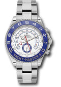 Rolex Steel Yacht-Master II 44  Mercedes Hands - Matt White Dial - 116680