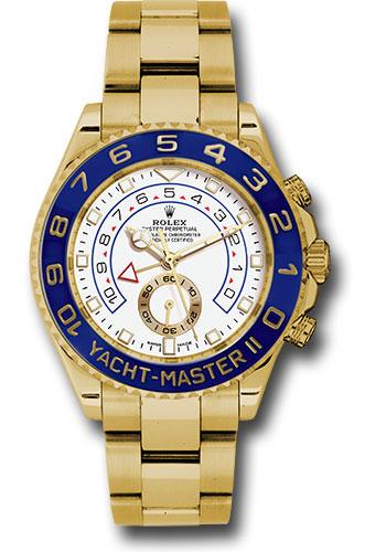 Rolex Yellow Gold Yacht-Master II 44  - White Dial - 116688