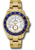 Rolex Yellow Gold Yacht-Master II 44  - White Dial - 116688