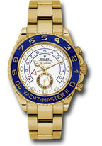 Rolex Yellow Gold Yacht-Master II 44  - White Dial - 116688