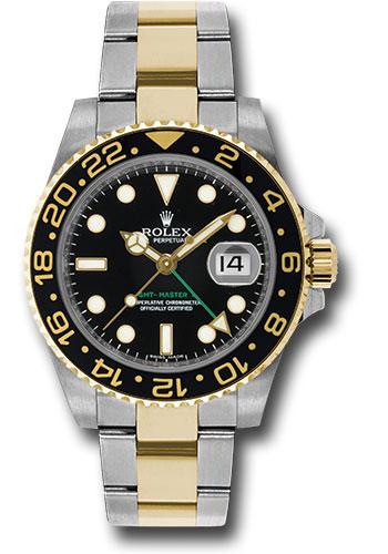 Rolex Steel Date GMT-Master II 40  - Black Bezel - Black Dial - Oyster Bracelet - 116713LN