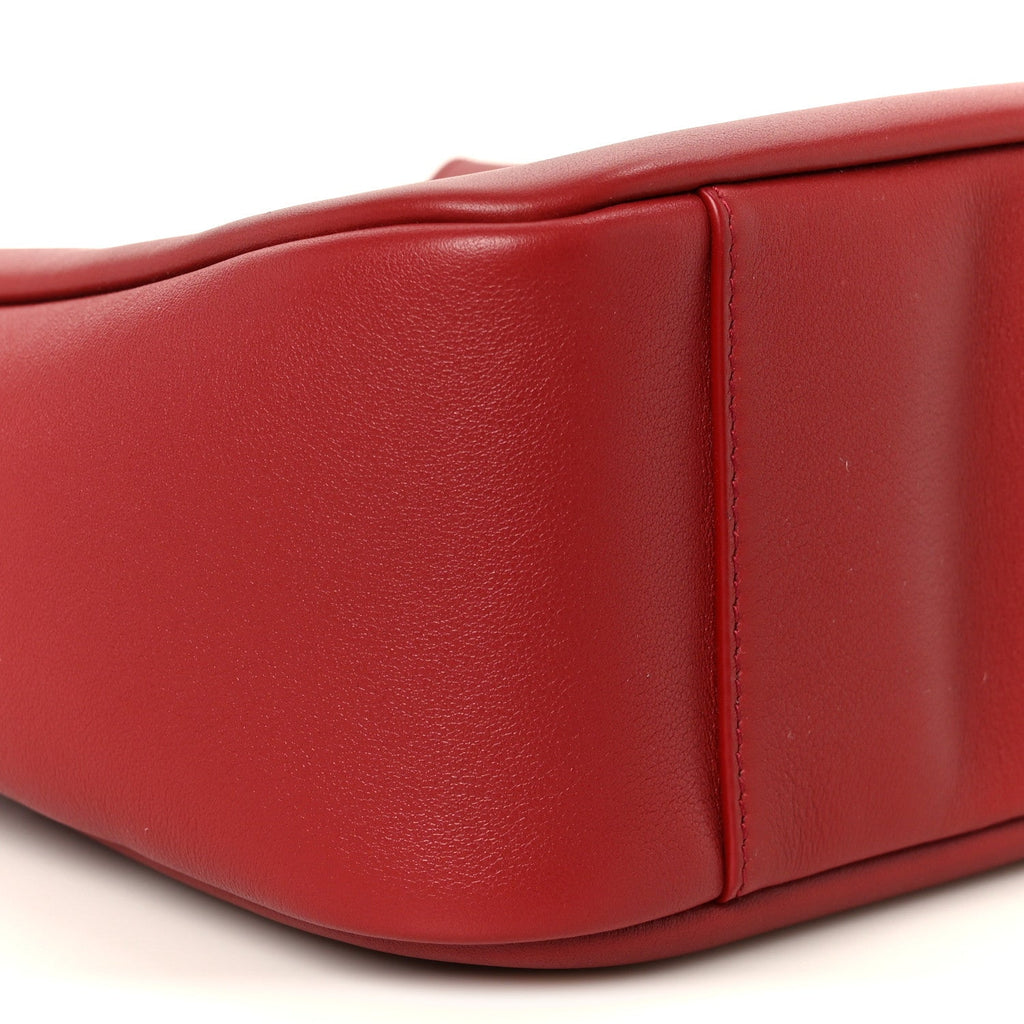 Smooth Calfskin Small Le 5 A 7 Soft Hobo Rouge Legion