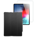 SAHARA - ESR Black Folio Case with Tempered Glass Screen - iPad Pro 12.9" (4th, 5th, and 6th Generation)