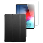 SAHARA - ESR Black Folio Case with Tempered Glass Screen - iPad Pro 12.9" (4th, 5th, and 6th Generation)