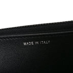 Lambskin Quilted Trendy CC Wallet On Chain WOC So Black