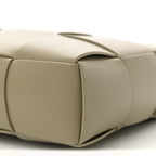 Lambskin Maxi Intrecciato Cassette Camera Bag Travertine