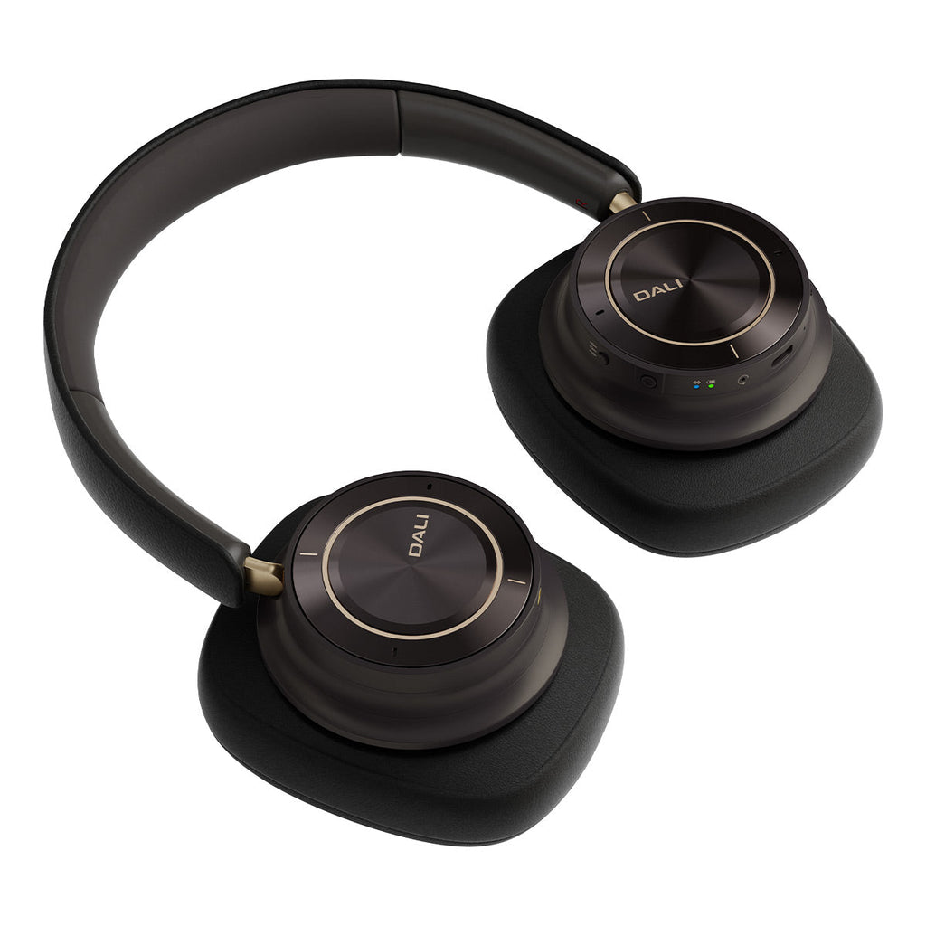 Dali IO-12 Wireless Headphones Bundle with Bluesound NODE ICON Music Streamer (Dark Chocolate)