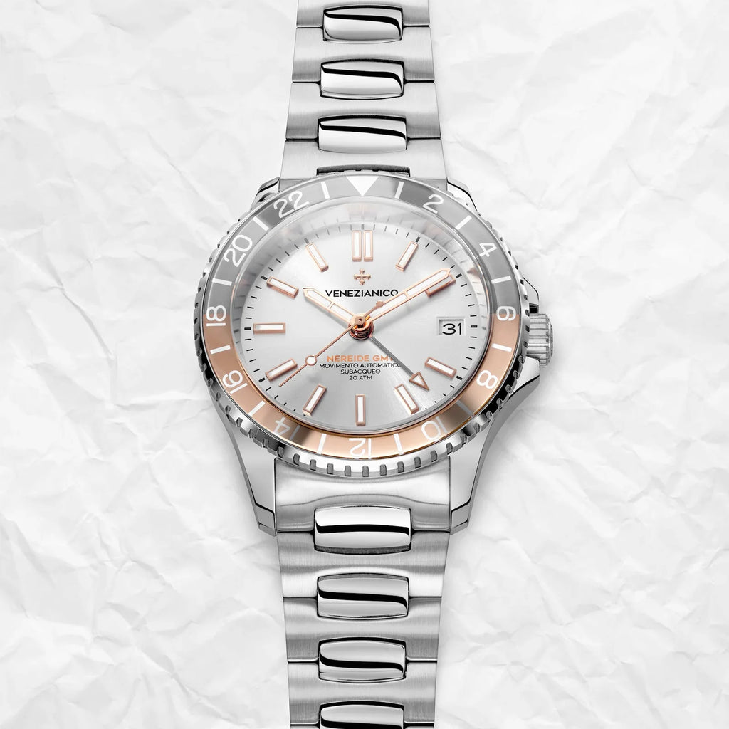 Venezianico Automatic Watch Nereide GMT White