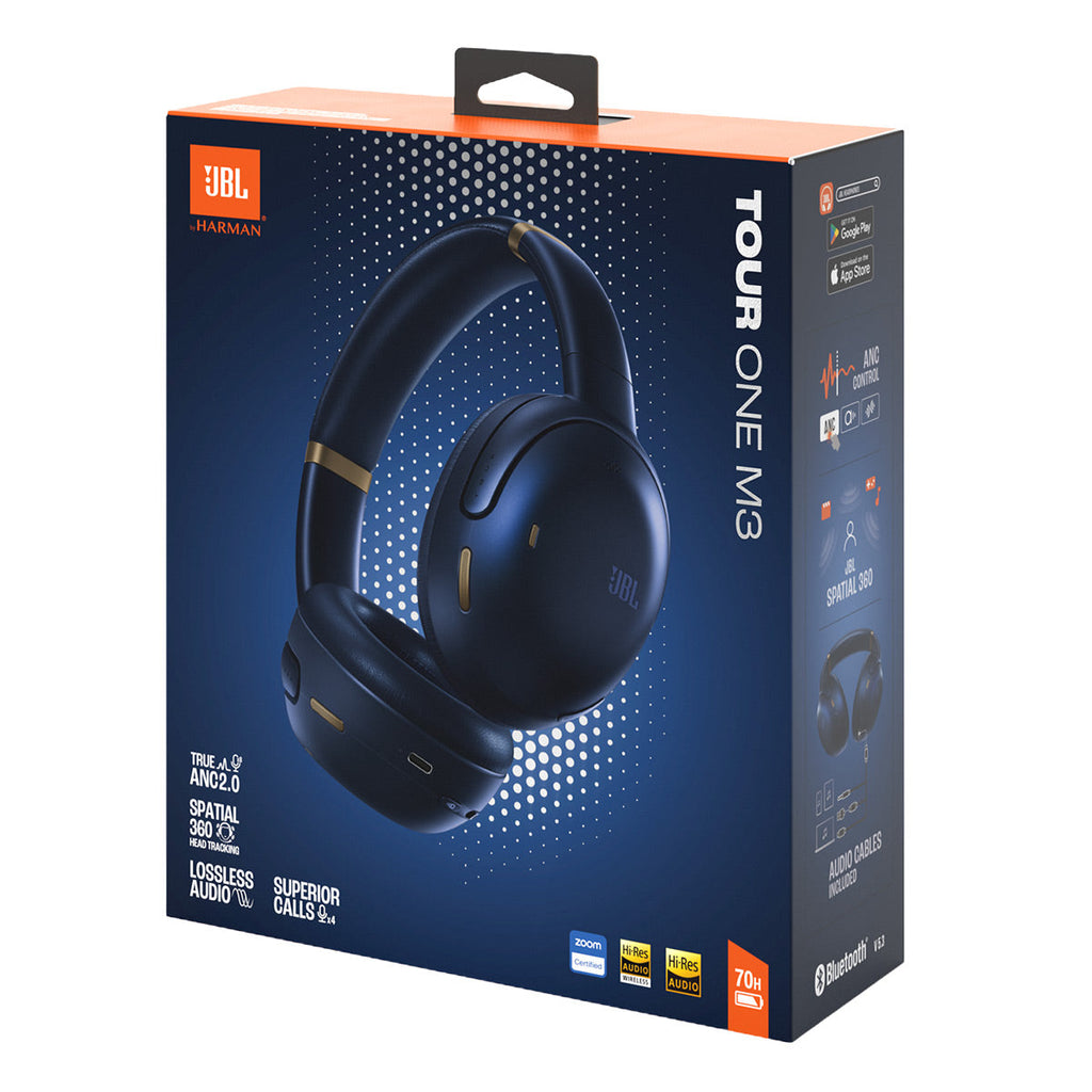 JBL Tour One M3 Over Ear Noise Cancelling Headphones (Blue)