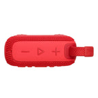 JBL Go 4 Ultra Portable Bluetooth Speaker Bundle with gSport Silicone Sleeve (Red)