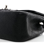 Caviar Quilted Mini Square Flap Black