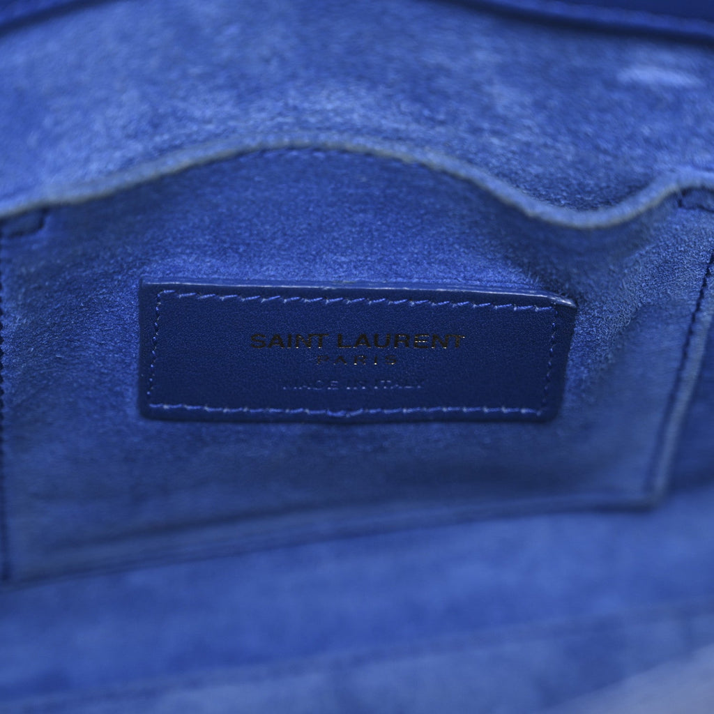 Calfskin Nano Sac De Jour Royal Blue