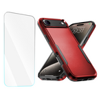 Entronix Bundle Compatible with iPhone 17 Air - Soft-Touch Dual-Layer Case & 1 Clear Screen Protector