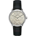 Burberry Men's Check Stamped Black White Watch