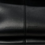Calfskin Medium Falcon Shoulder Bag Black