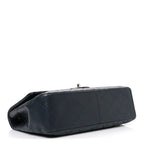 Lambskin Quilted Jumbo Single Flap Grey