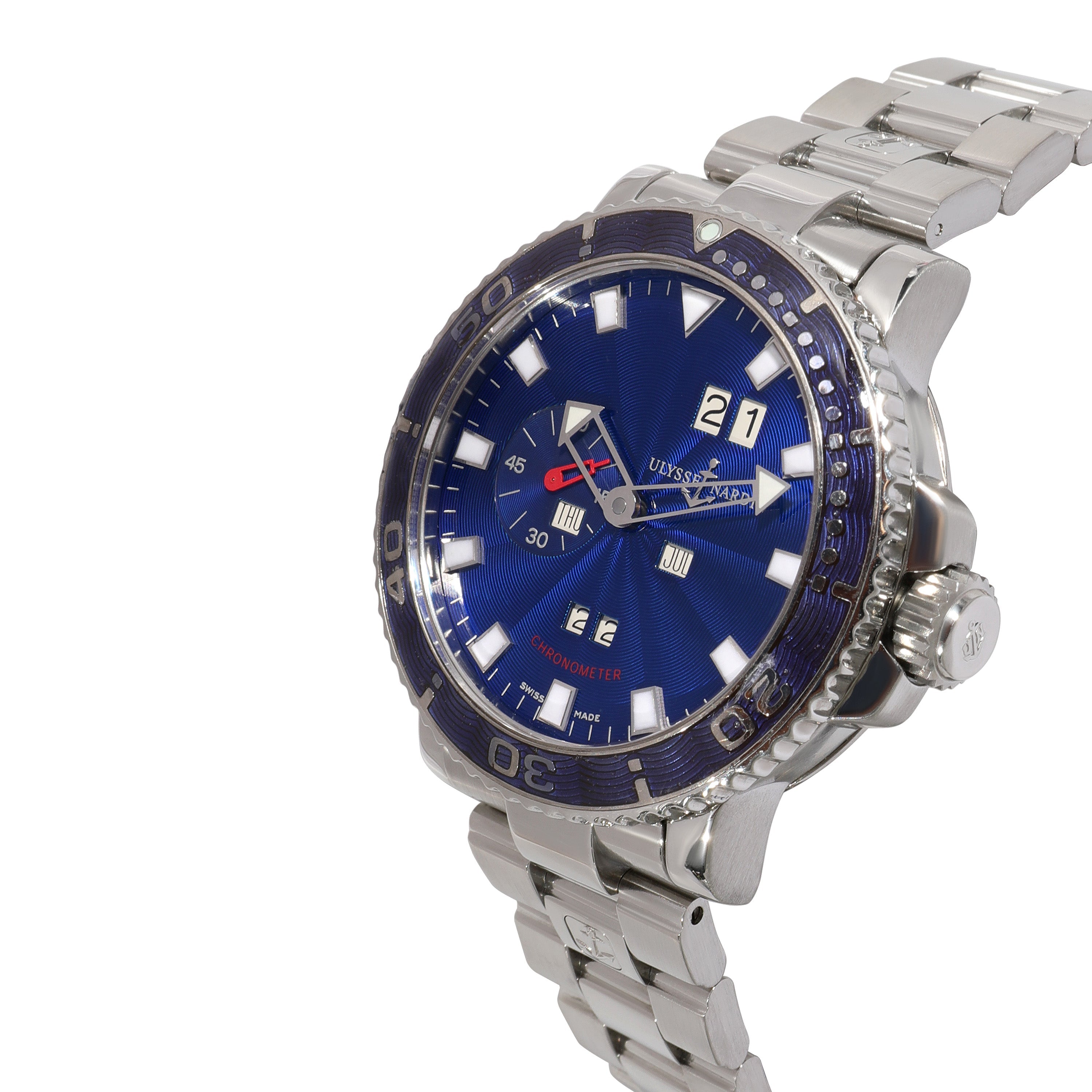 Marine Aqua Perpetual 333-77 Herrenuhr aus Edelstahl