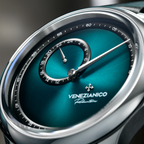 Venezianico Redentore Enigma Men’s Automatic Green Cyan Regulator Watch