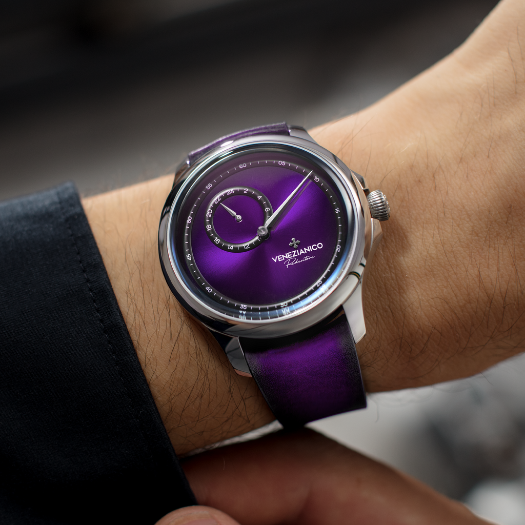Venezianico Redentore Enigma Men’s Automatic Purple Regulator Watch