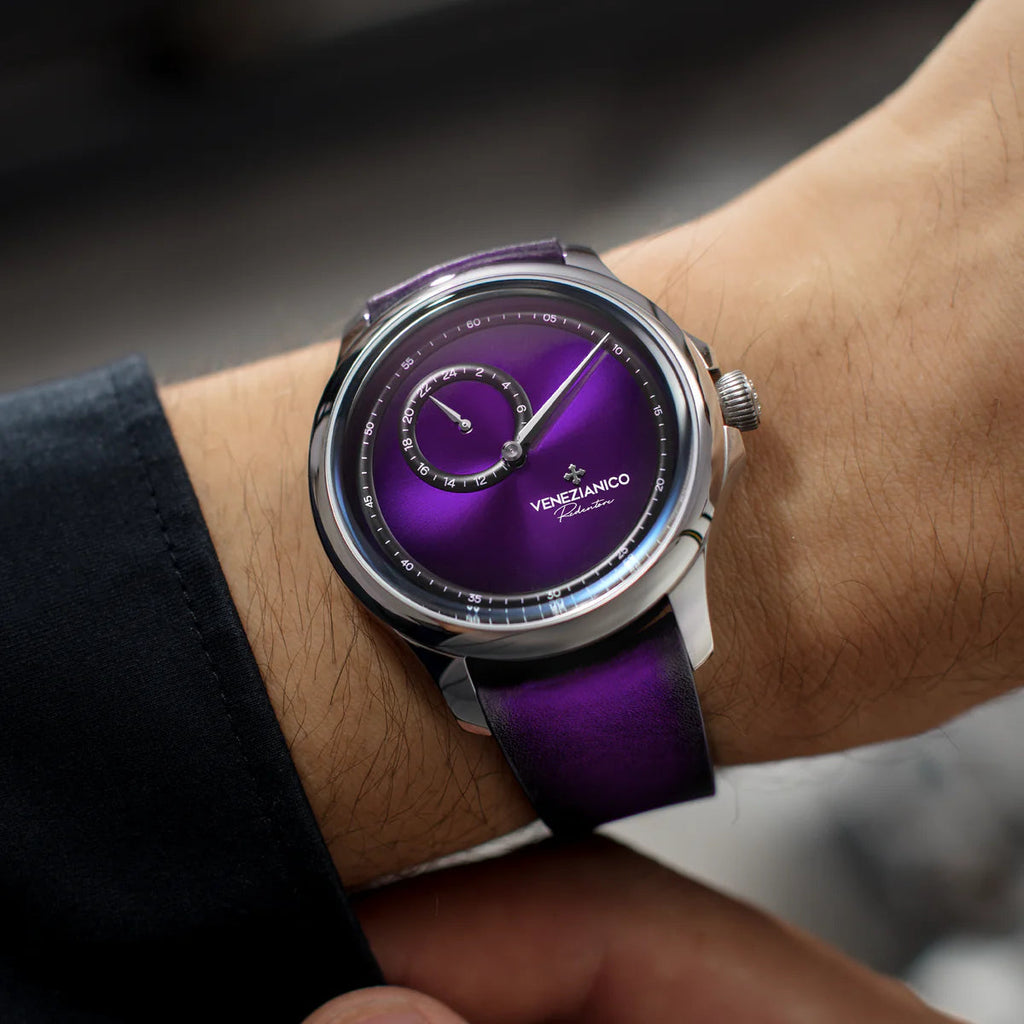Venezianico Redentore Enigma Men’s Automatic Purple Regulator Watch
