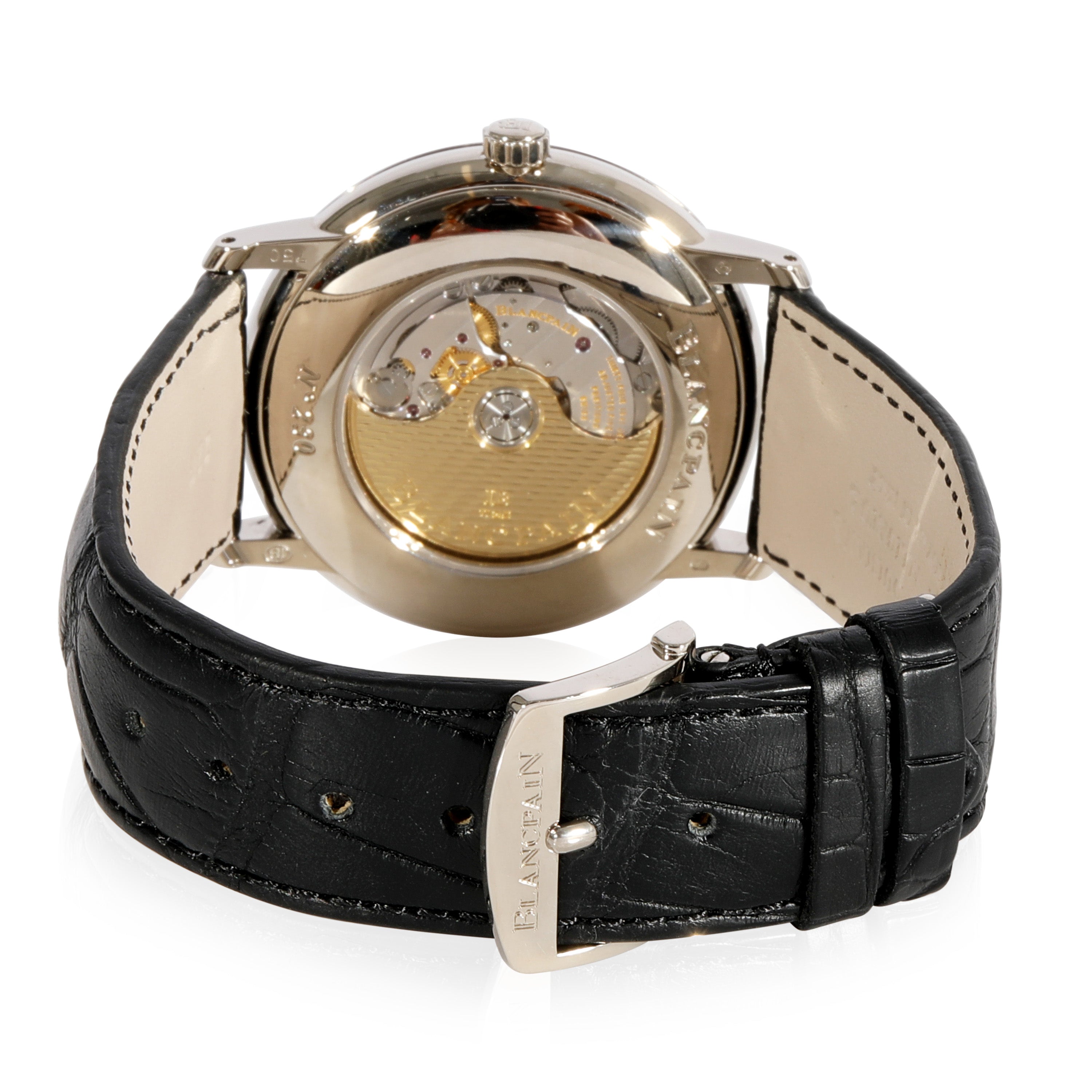 Villeret Ultraplate 6653-1542-55b Herrenuhr aus 18 Karat Weißgold